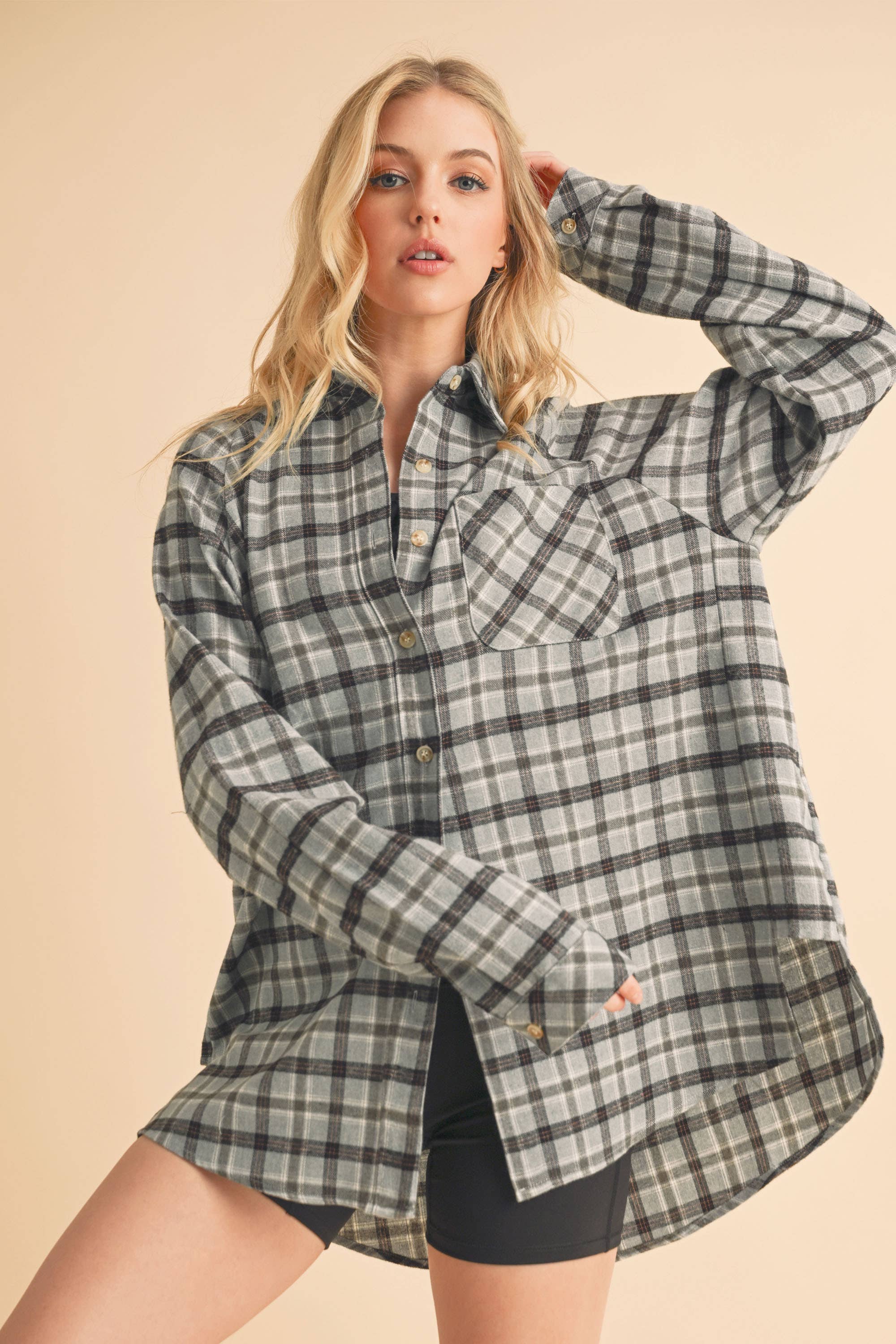 Abri Plaid Flannel Shirt