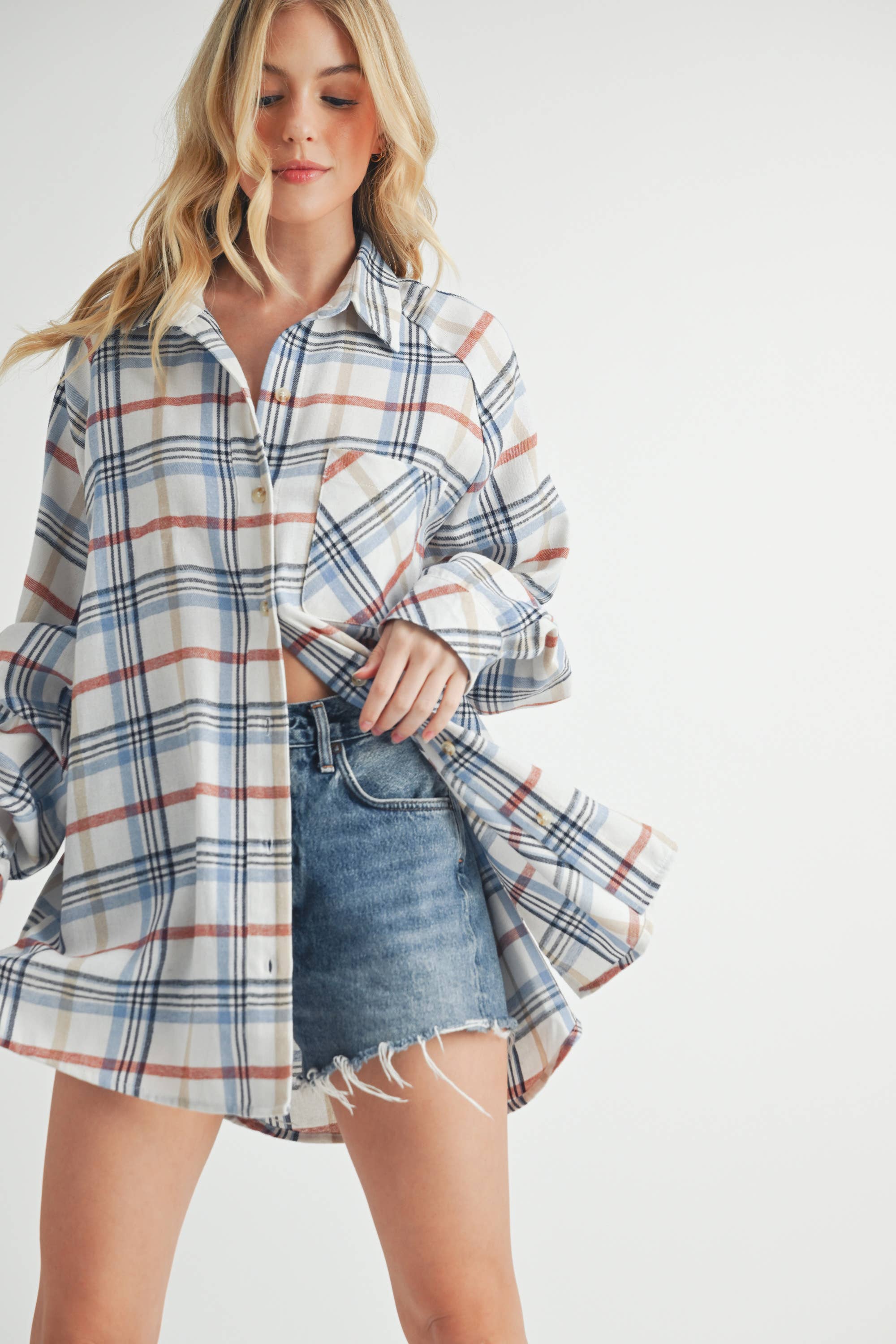 Abri Plaid Flannel Shirt