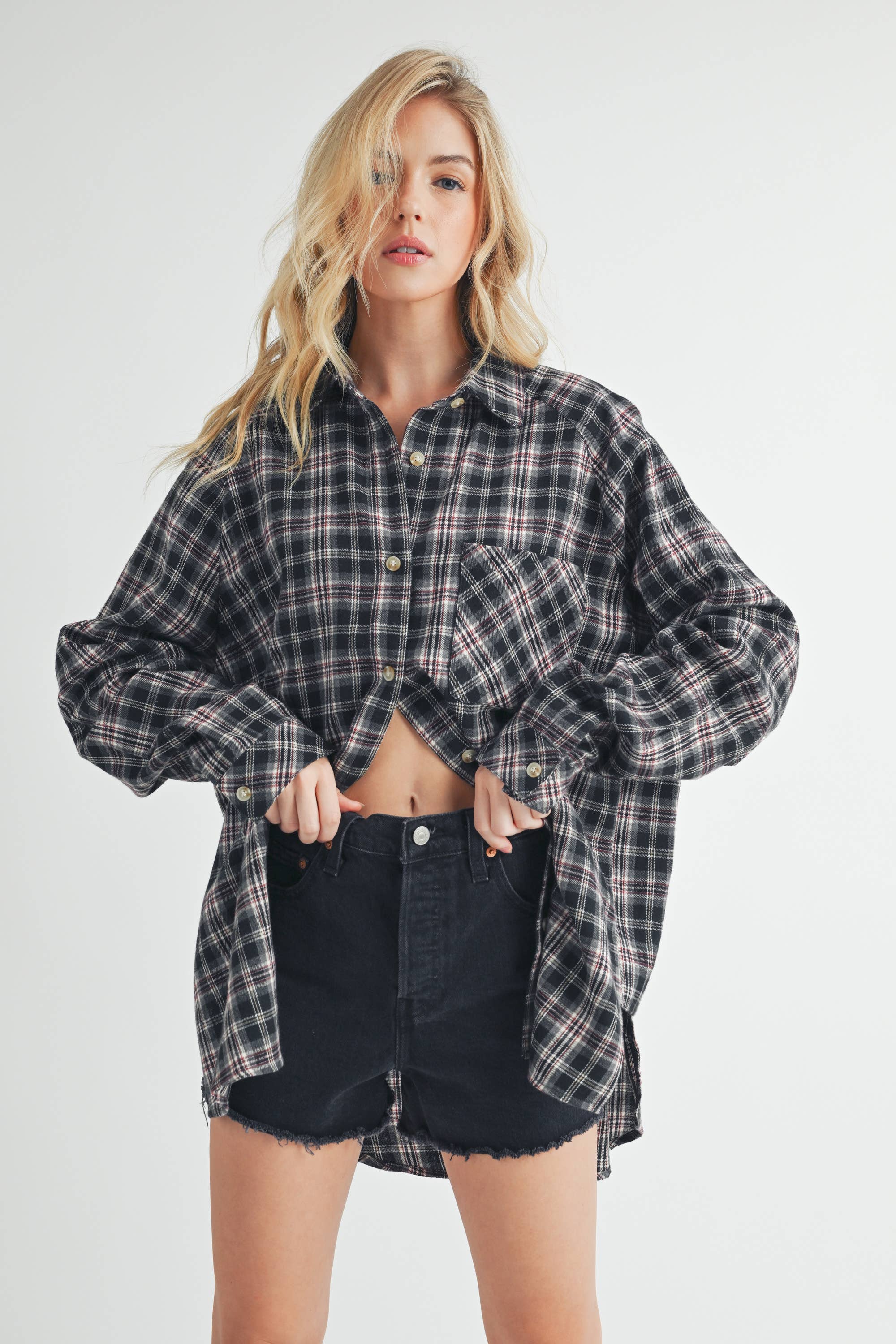 Abri Plaid Flannel Shirt