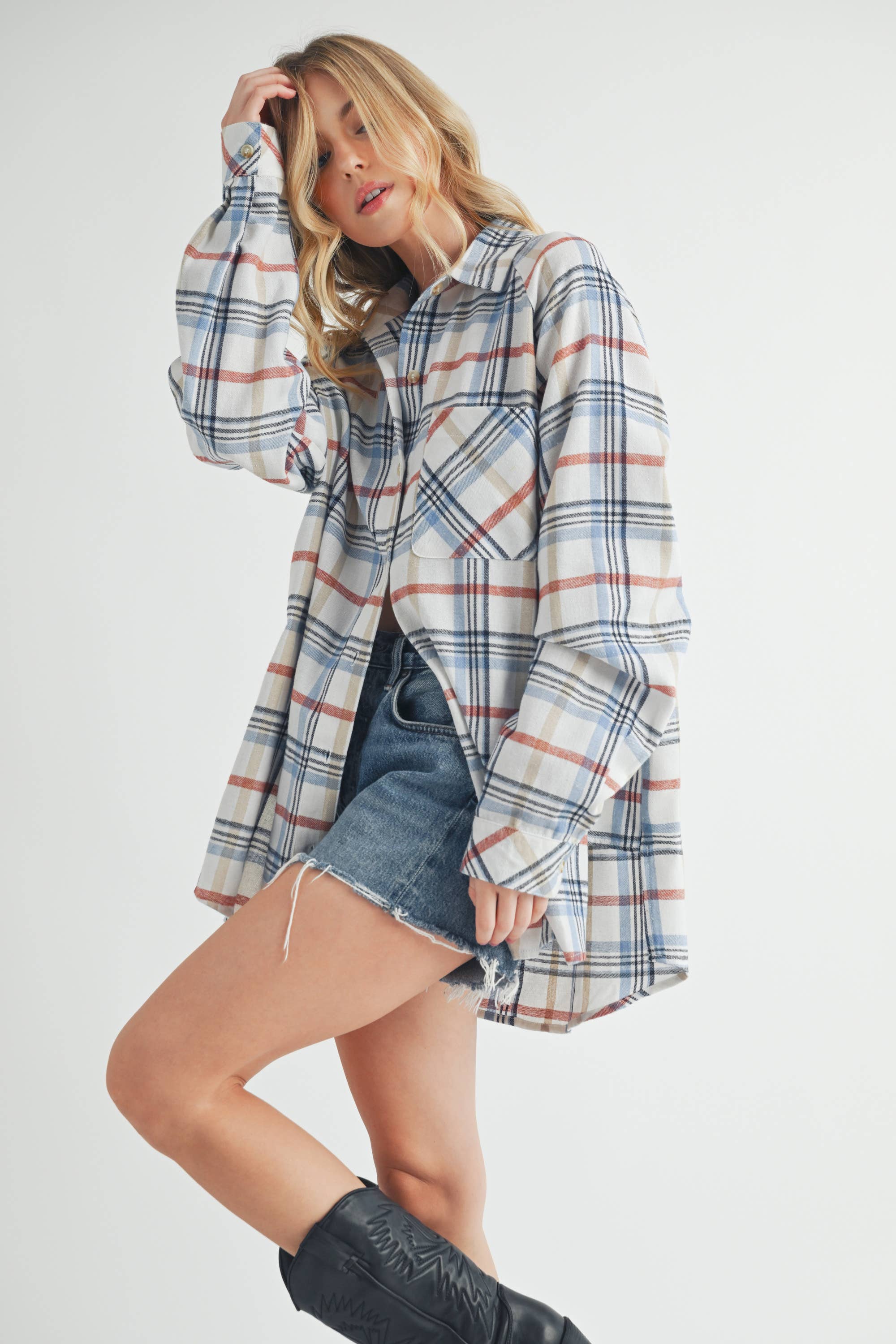 Abri Plaid Flannel Shirt