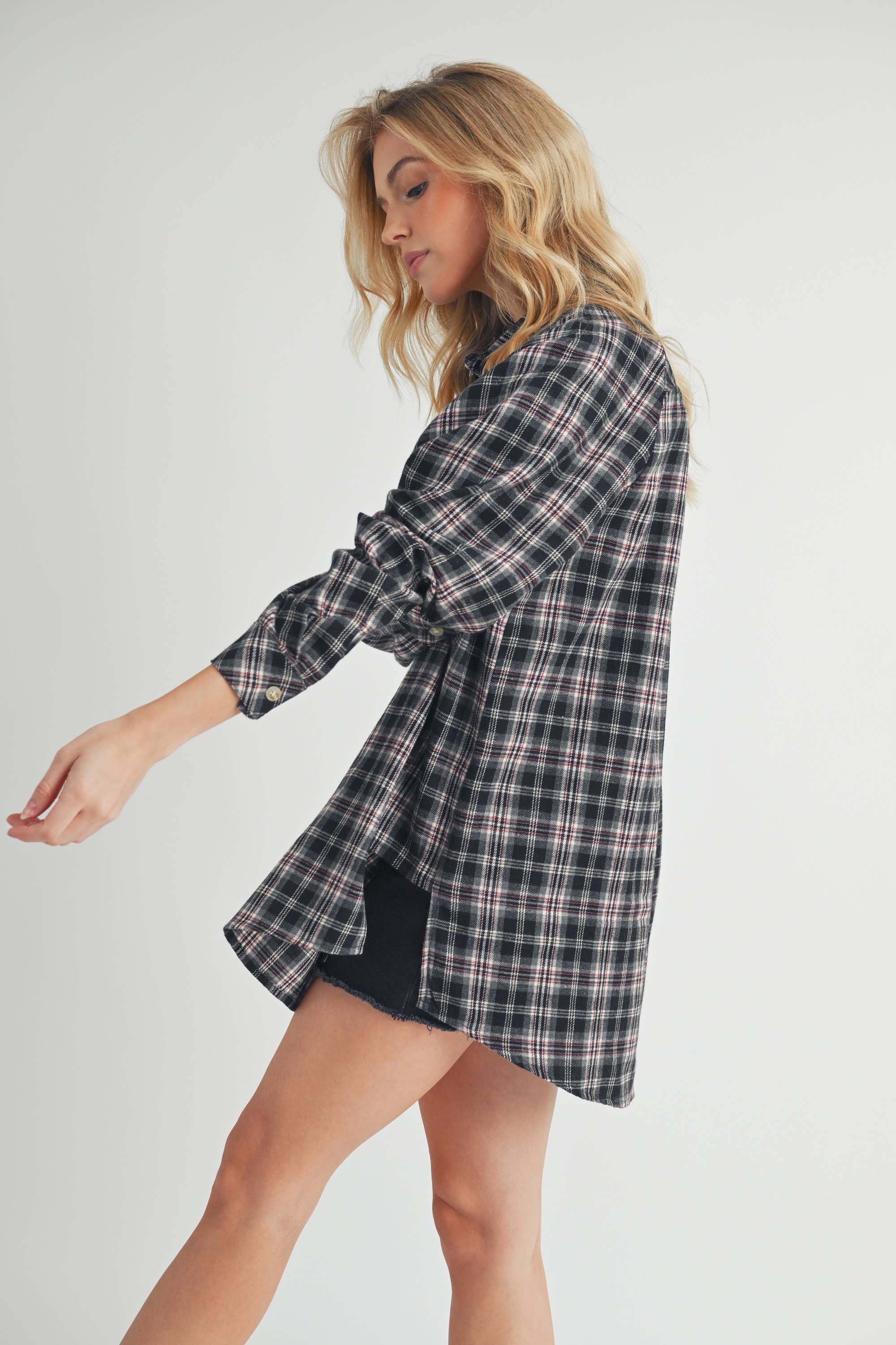 Abri Plaid Flannel Shirt