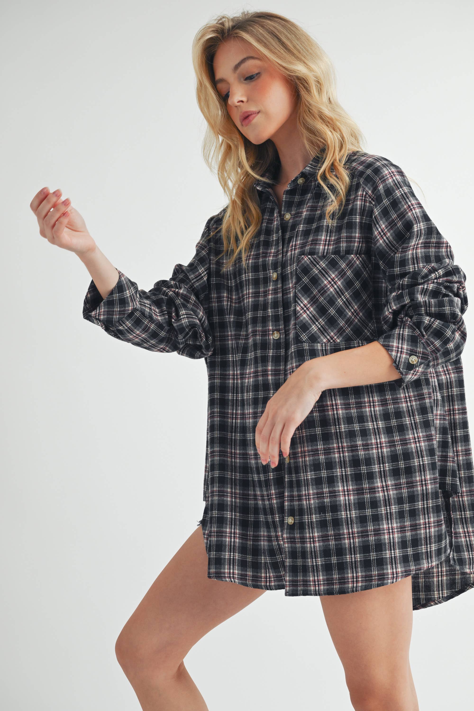 Abri Plaid Flannel Shirt