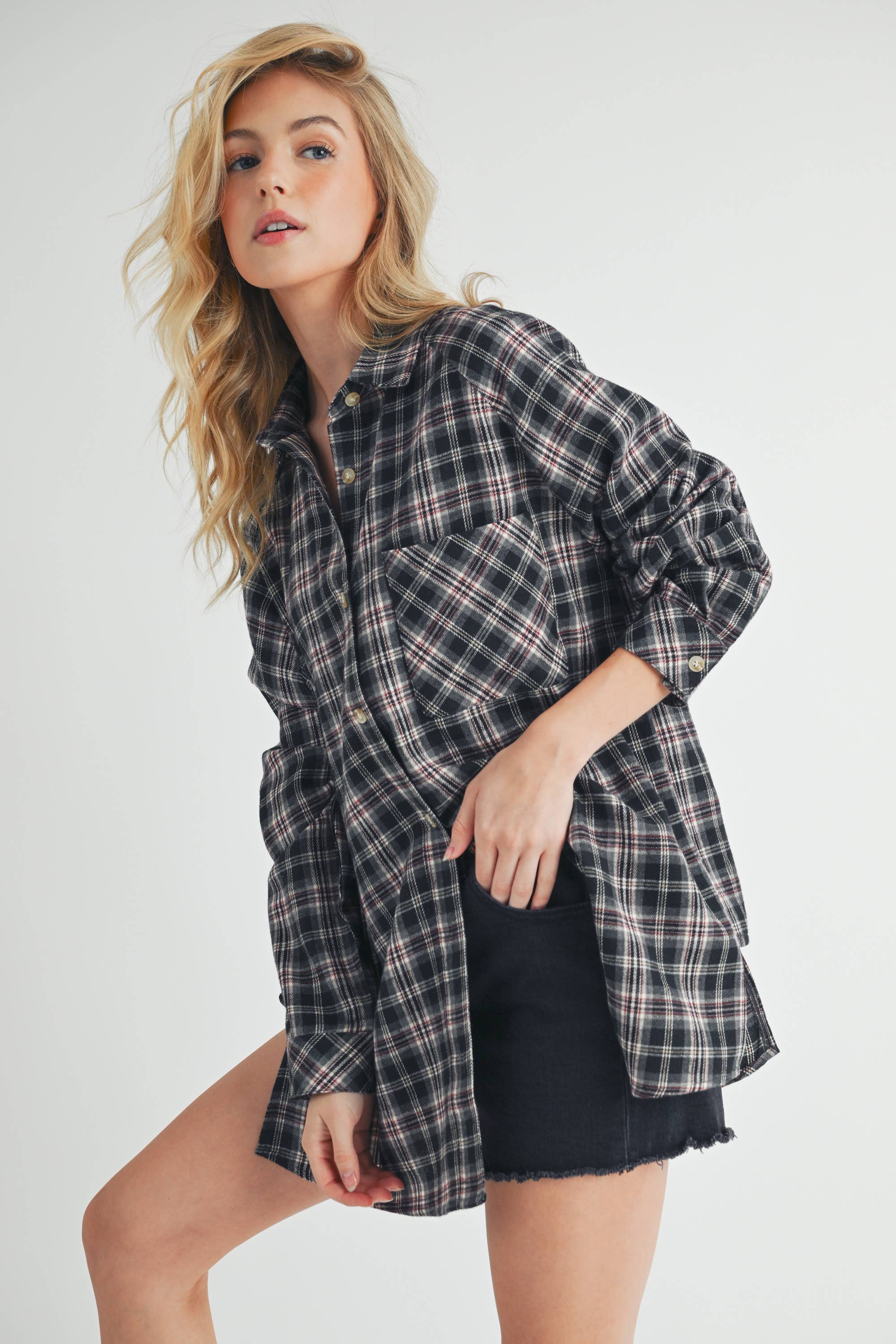 Abri Plaid Flannel Shirt