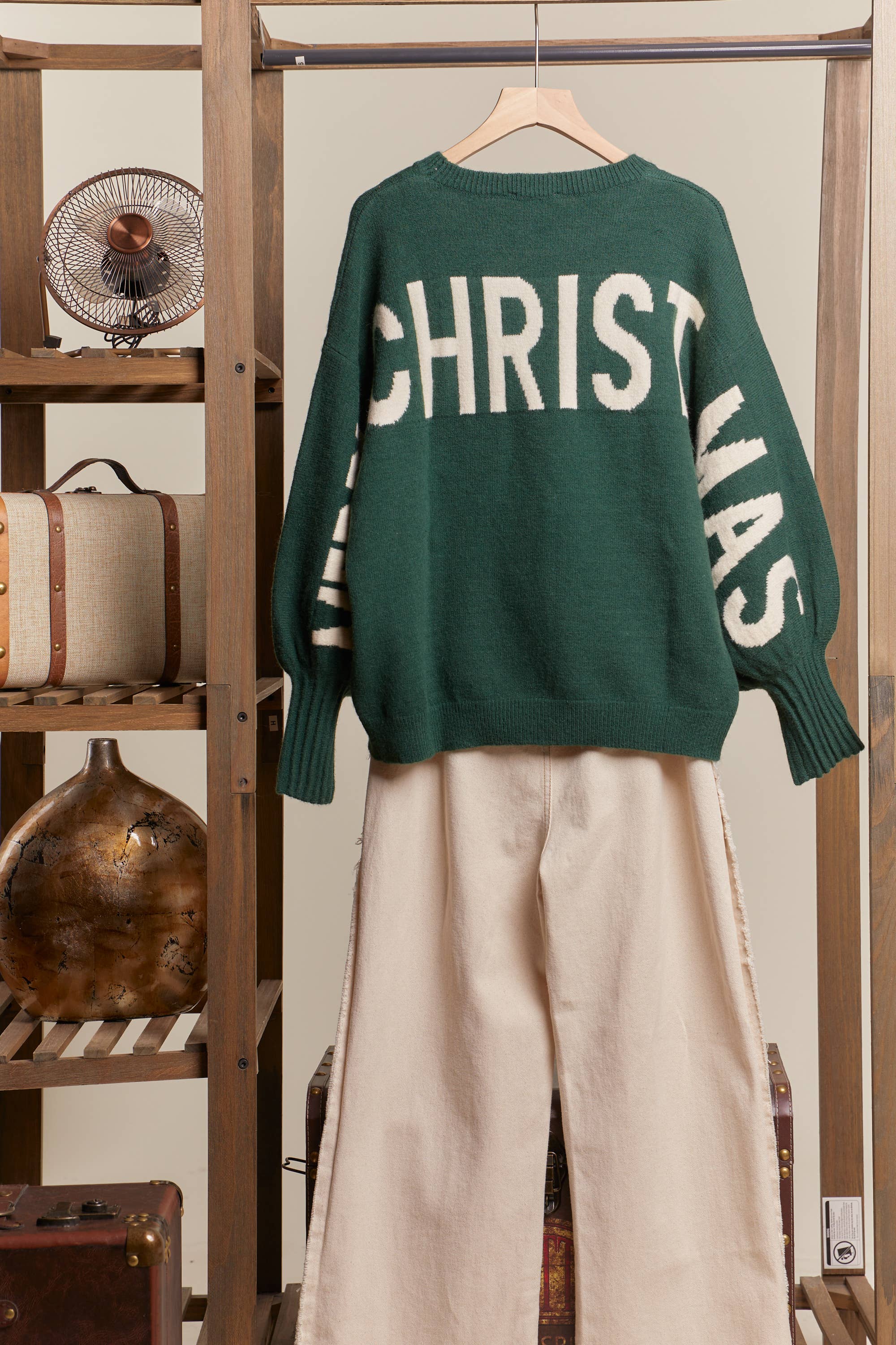 Christmas Sweater with Lettering