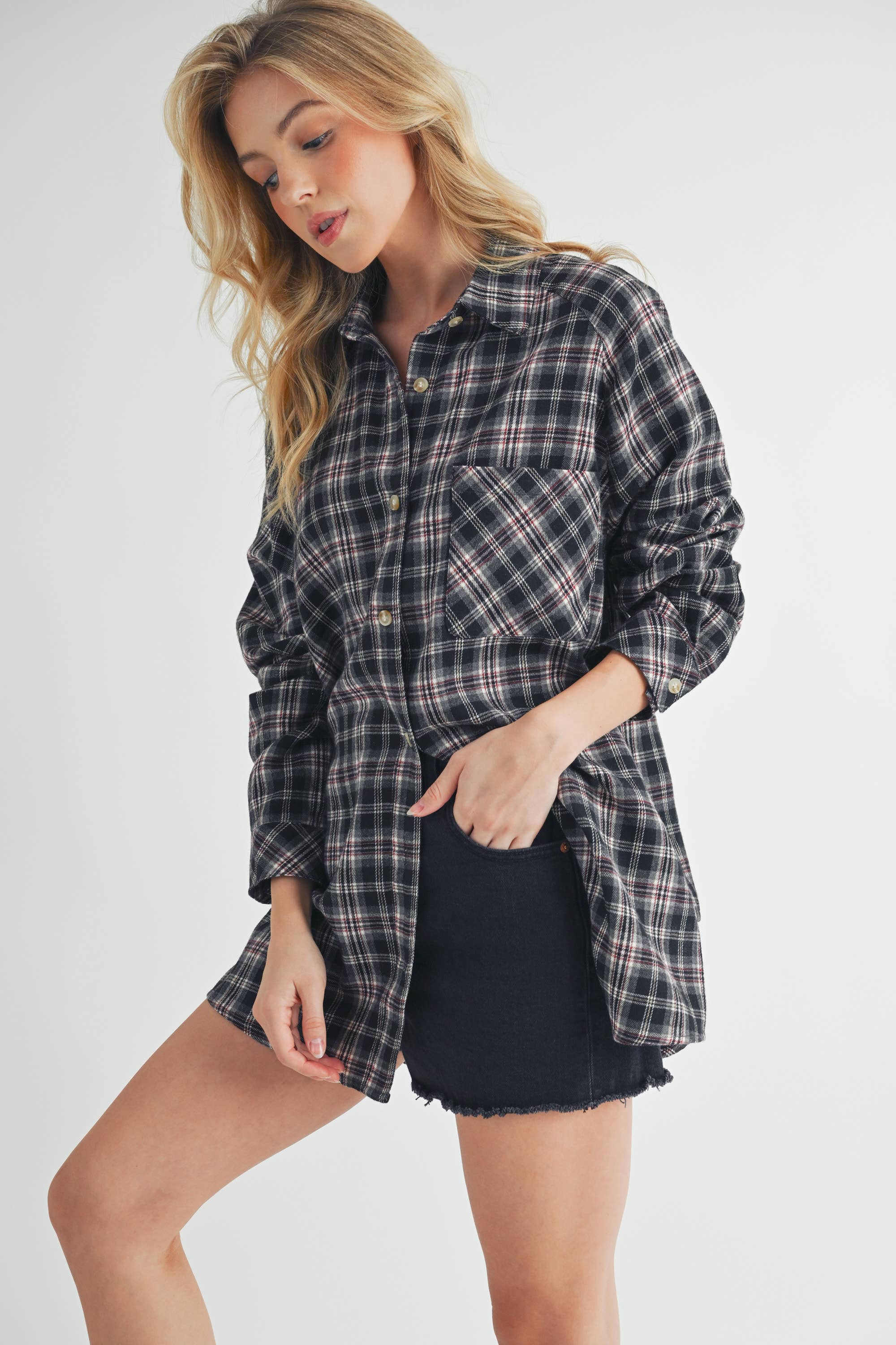 Abri Plaid Flannel Shirt