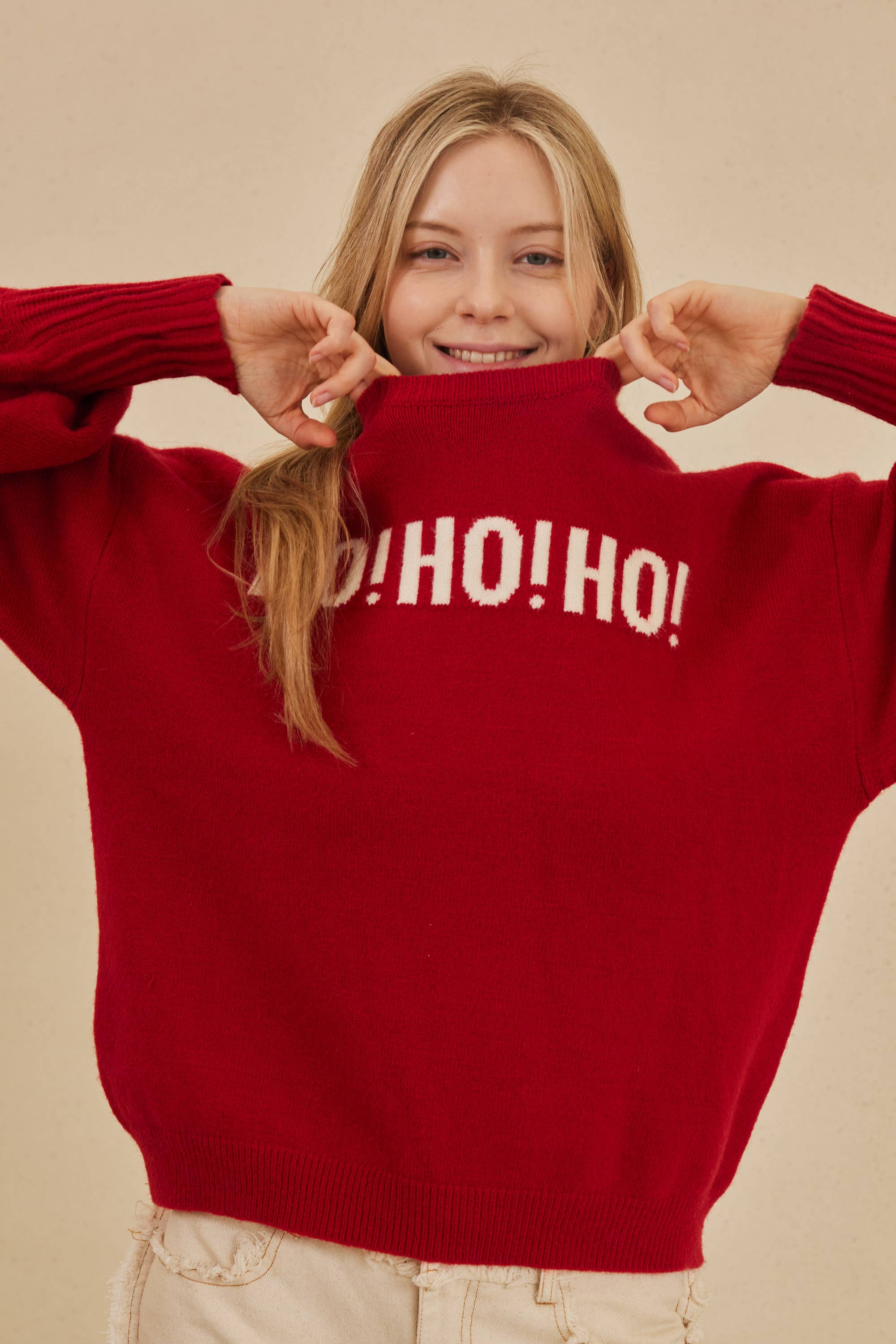 Christmas Sweater with Lettering