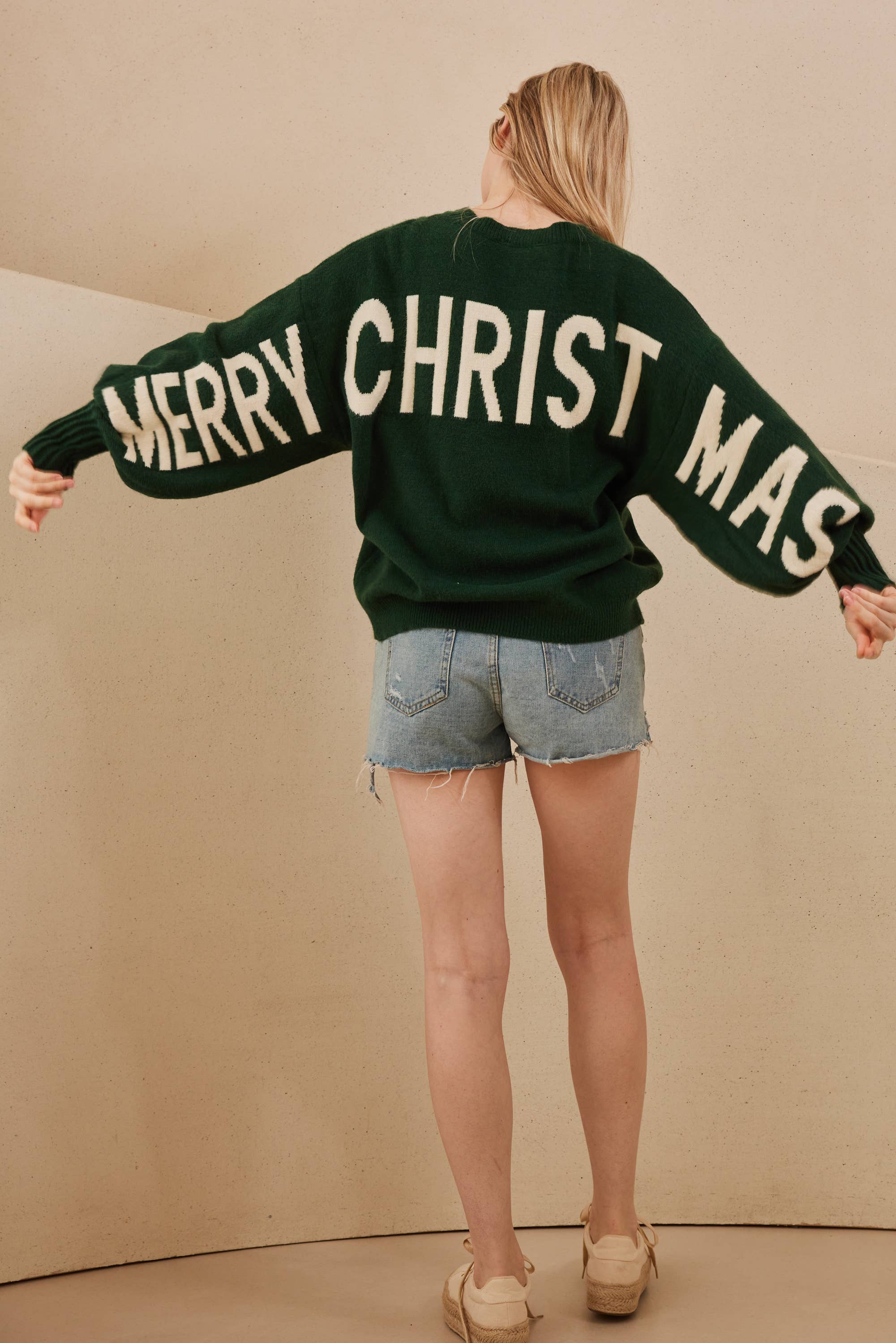 Christmas Sweater with Lettering