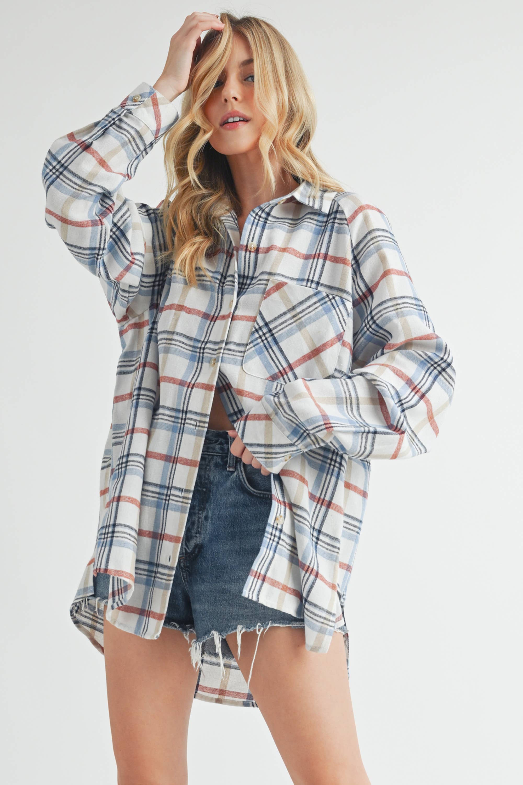 Abri Plaid Flannel Shirt