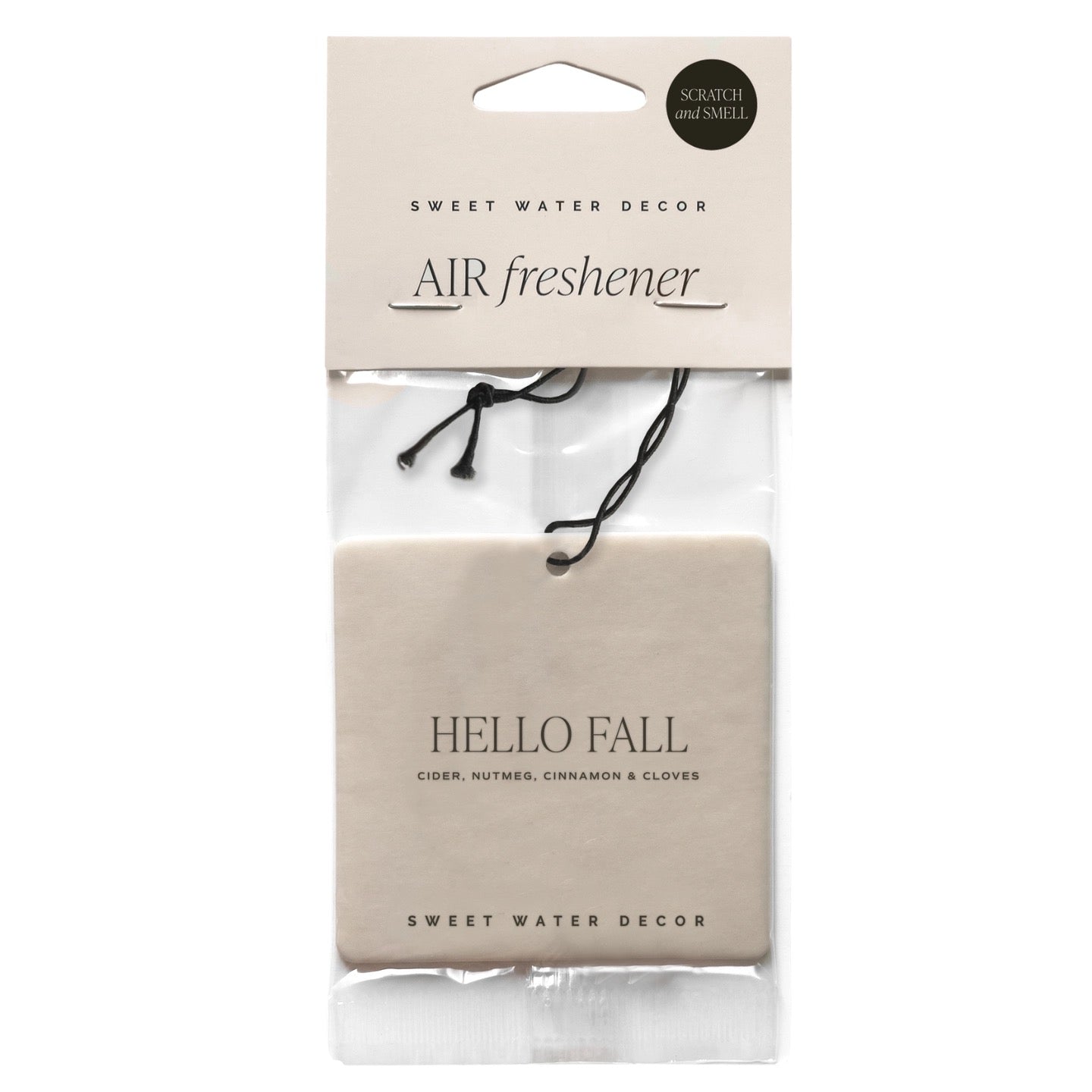 Hello Fall Hanging Air Freshener