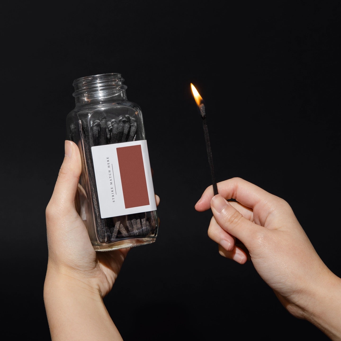 Hearth Matches - All Black