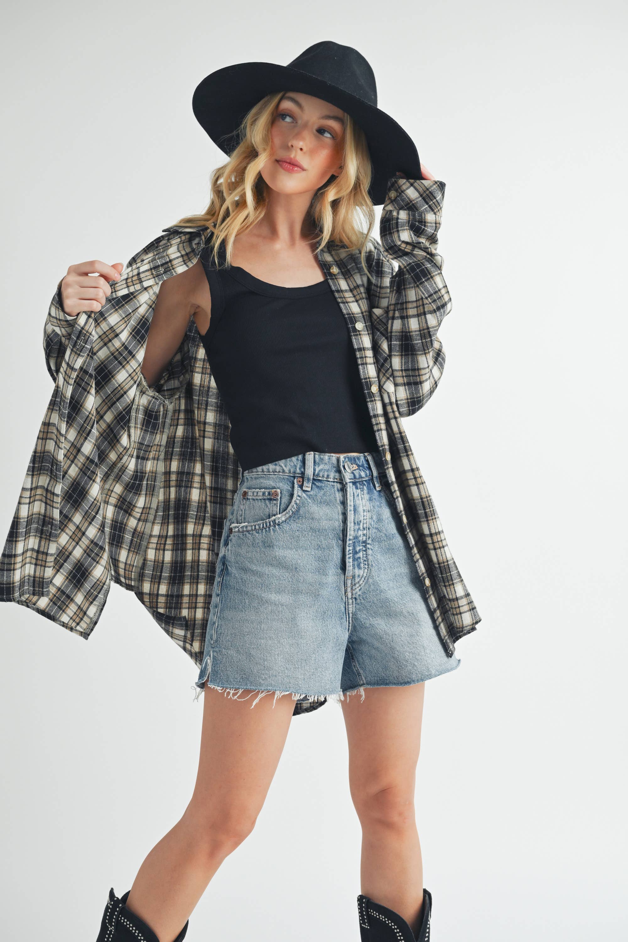 Abri Plaid Flannel Shirt