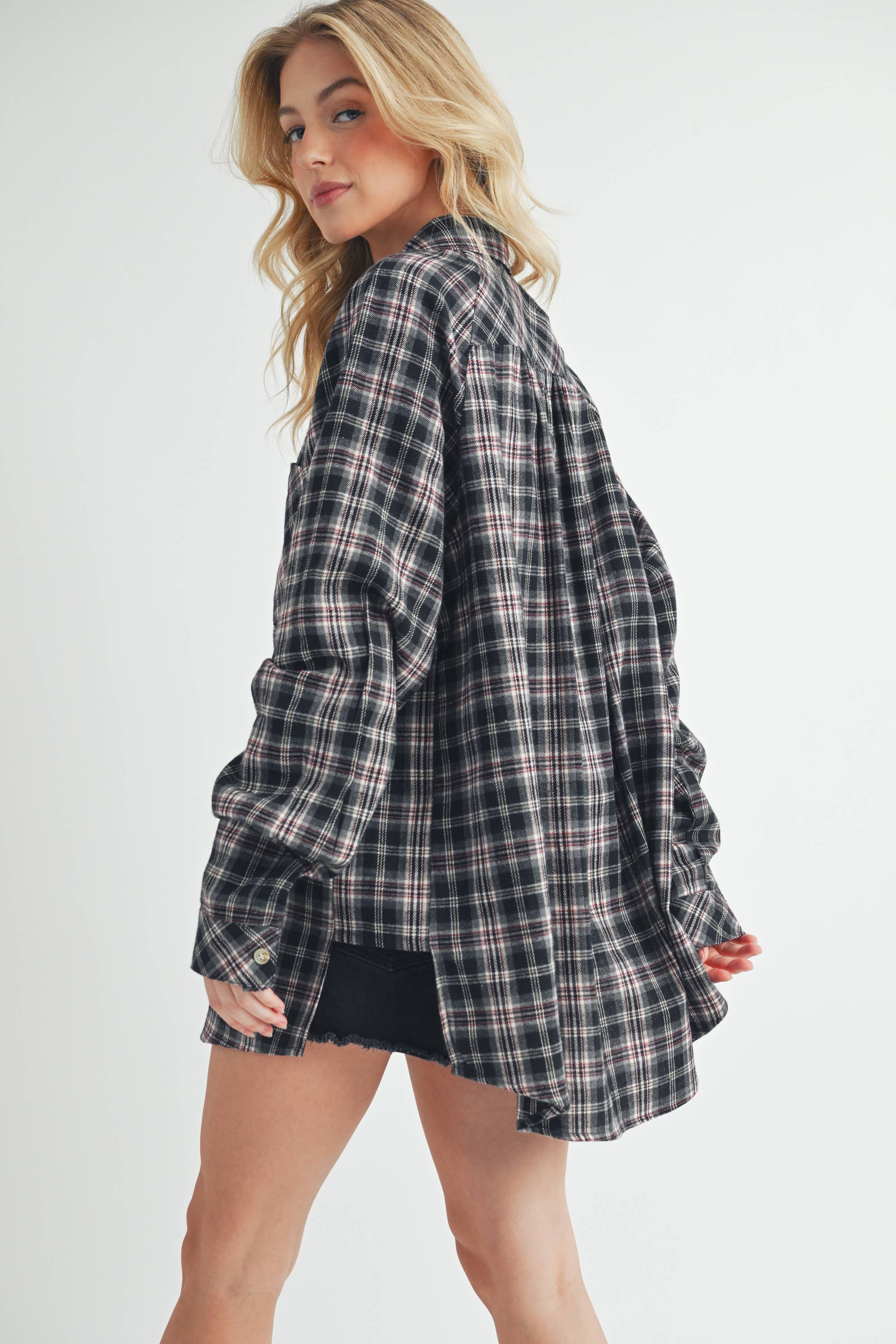 Abri Plaid Flannel Shirt