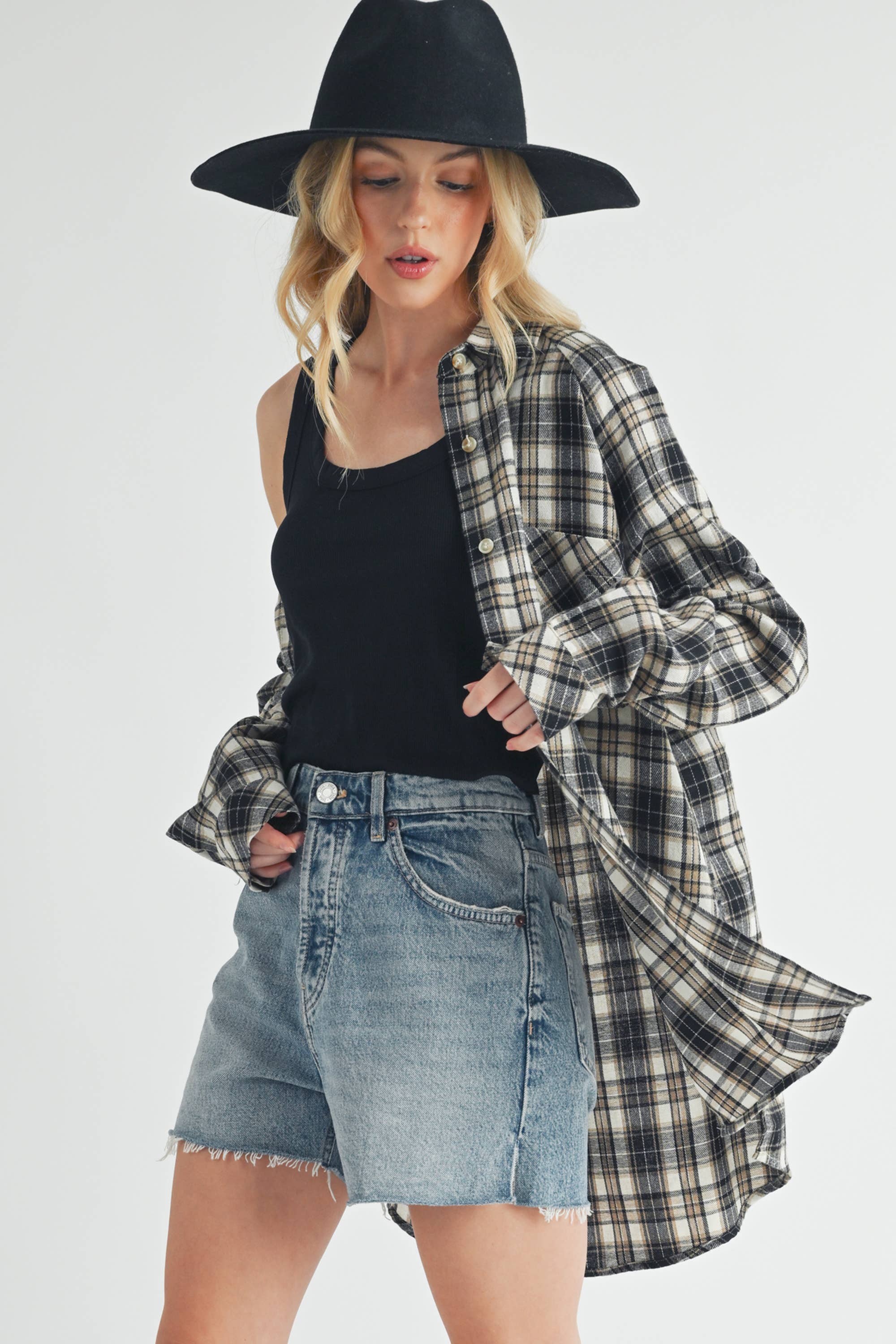 Abri Plaid Flannel Shirt