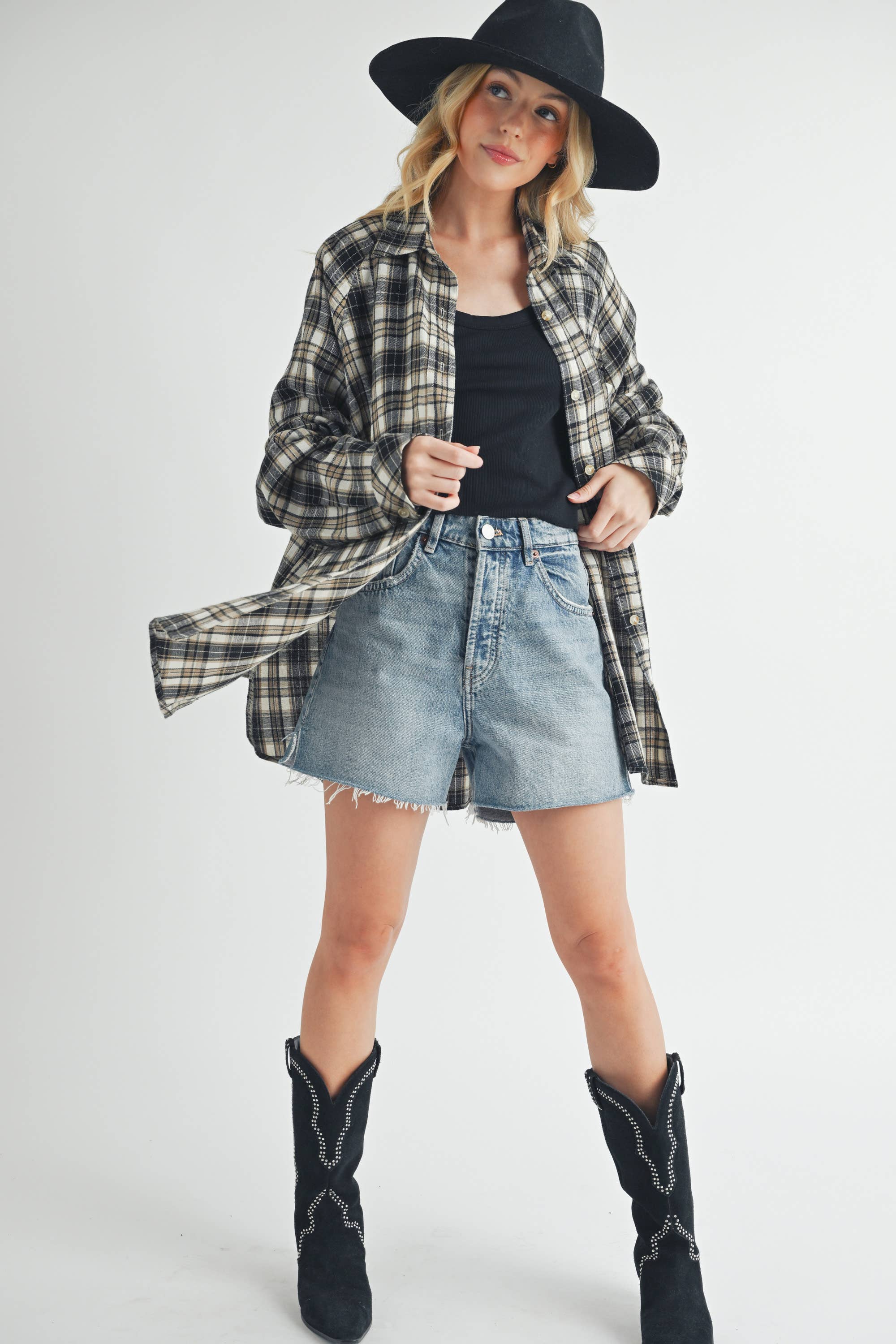 Abri Plaid Flannel Shirt