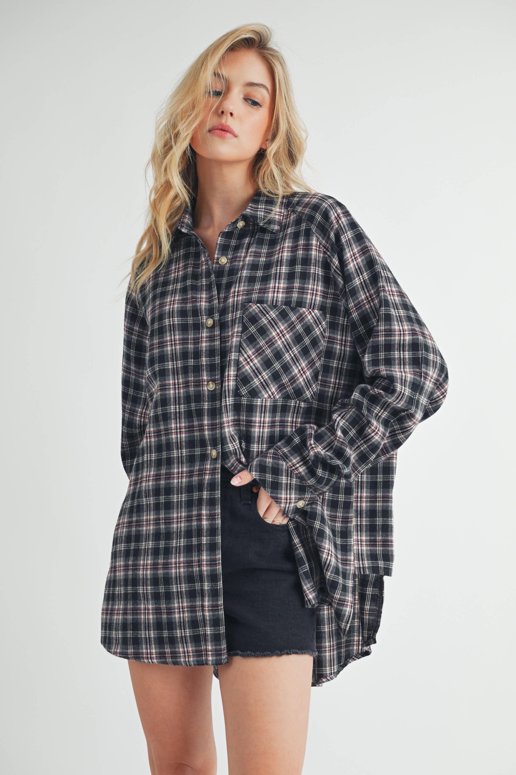 Abri Plaid Flannel Shirt