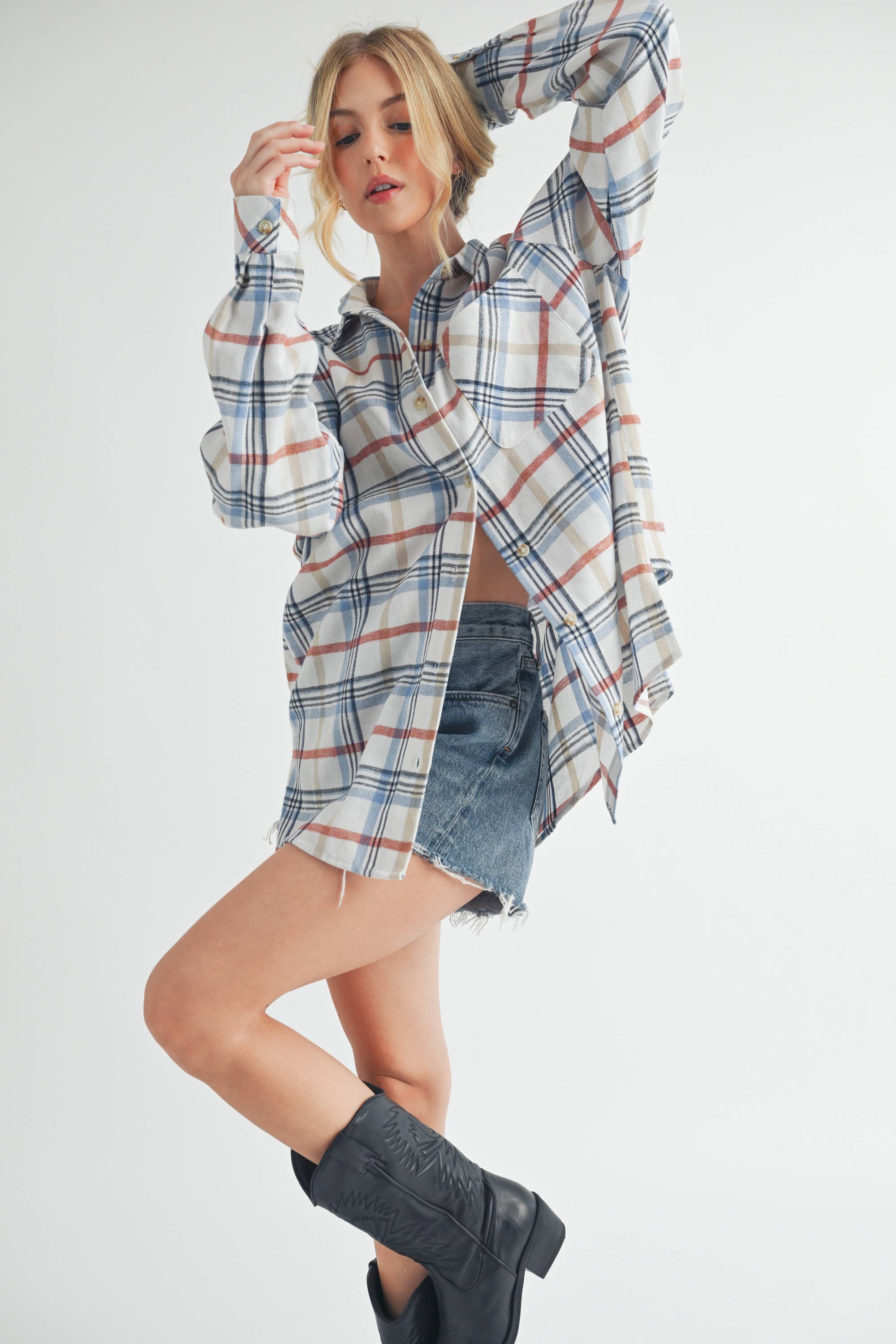 Abri Plaid Flannel Shirt